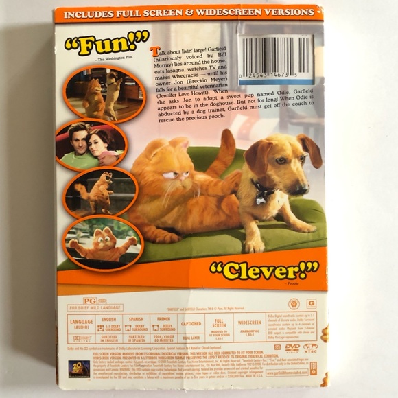 GARFIELD The Movie  DVD - Picture 2 of 6